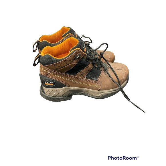 Ariat Women's Contender Steel Toe Work Boots Size 7.5 10018574 Brown No Insole - Picture 2 of 12